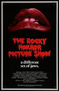5x448 ROCKY HORROR PICTURE SHOW special 22x34 R92 classic lips image, a different set of jaws!