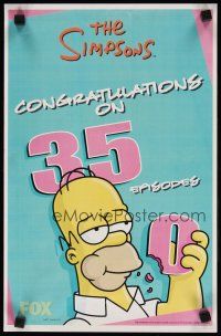 5x574 SIMPSONS TV special 11x17 '05 Matt Groening cartoon, 350 episodes, Homer eating zero!!