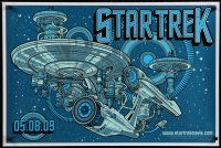 5x452 STAR TREK special 24x36 '09 cool different art of The Enterprise by Jesse Philips!