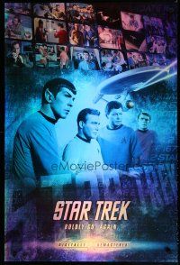 5x658 STAR TREK TV foil video poster R06 William Shatner, Leonard Nimoy, DeForest Kelley