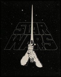5x583 STAR WARS bootleg special 22x28 '77 George Lucas' sci-fi classic, art of hands & lightsaber!
