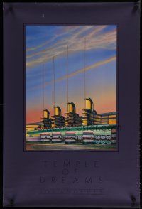 5x459 TEMPLE OF DREAMS special 24x36 '85 Byrd & Beserra artwork of theater marquee!