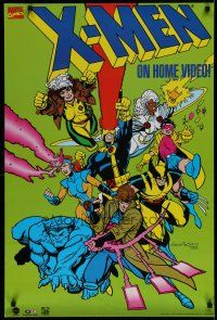 5x665 X-MEN TV video poster '93 great cartoon images from the Marvel Comics series!