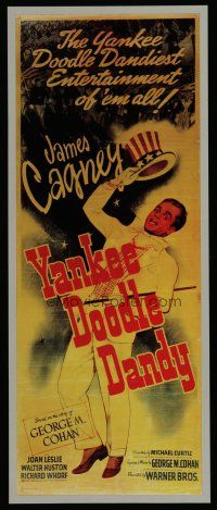 5x850 YANKEE DOODLE DANDY REPRODUCTION '80s James Cagney patriotic biography of George M. Cohan!
