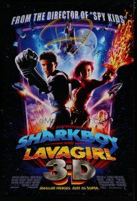 5y017 ADVENTURES OF SHARKBOY & LAVAGIRL DS 1sh '05 Taylor Lautner, David Arquette!