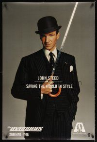 5y058 AVENGERS teaser DS 1sh '98 Ralph Fiennes as John Steed, saving the world in style!
