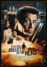 5y126 BULLET TO THE HEAD advance DS 1sh '12 Sylvester Stallone, Sung Kang, revenge never gets old!