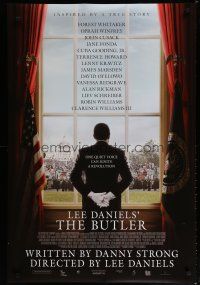 5y131 BUTLER advance DS 1sh '13 cool image of Forest Whitaker in title role by window!