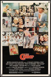 5y147 CHAMP 1sh '79 great images of Jon Voight boxing with Ricky Schroder, Faye Dunaway!