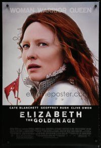 5y251 ELIZABETH: THE GOLDEN AGE DS 1sh '07 Cate Blanchett as Queen Elizabeth!