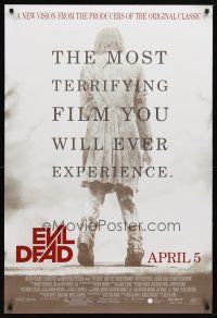 5y269 EVIL DEAD advance DS 1sh '13 a new vision from the producers of the original classic!