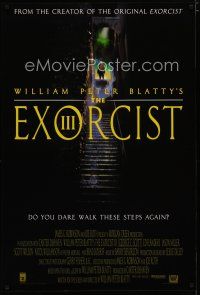 5y270 EXORCIST III int'l 1sh '90 George C. Scott starring in William Peter Blatty sequel!