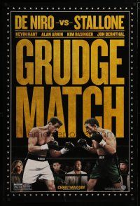 5y349 GRUDGE MATCH teaser DS 1sh '13 Robert De Niro & Sylvester Stallone in boxing ring!