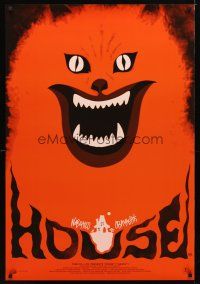 5y383 HOUSE 1sh R09 Nobuhiko Obayshi's Hausu, cool Sam Smith horror artwork of cat!