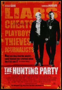 5y391 HUNTING PARTY DS 1sh '07 Richard Gere & Terrence Howard search for war criminal!