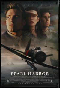 5y571 PEARL HARBOR advance DS 1sh '01 Ben Affleck, Kate Beckinsale, Josh Hartnett, World War II!