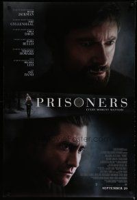 5y600 PRISONERS advance DS 1sh '13 image of Hugh Jackman & Jake Gyllenhaal!