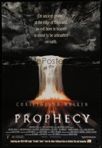 5y601 PROPHECY 1sh '95 Christopher Walken, cool creepy horror artwork!