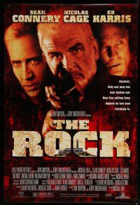 5y640 ROCK DS 1sh '96 Sean Connery, Nicolas Cage, Ed Harris, Alcatraz, directed by Michael Bay!