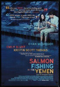 5y652 SALMON FISHING IN THE YEMEN advance DS 1sh '12 Ewan McGregor, Emily Blunt!