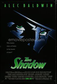 5y666 SHADOW advance DS 1sh '94 Alec Baldwin knows what evil lurks in the hearts of men!