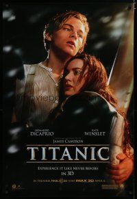5y754 TITANIC teaser DS 1sh R12 Leonardo DiCaprio, Kate Winslet, directed by James Cameron!