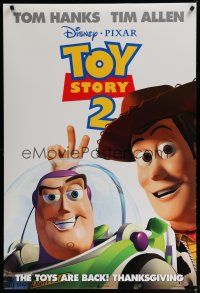 5y765 TOY STORY 2 advance DS 1sh '99 Woody, Buzz Lightyear, Disney and Pixar animated sequel!