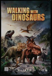 5y806 WALKING WITH DINOSAURS style B teaser DS 1sh '13 CGI animated dinosaur family adventure!