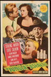 5z021 ASPHALT JUNGLE Spanish herald '51 Marilyn Monroe, Sterling Hayden, John Huston, different!