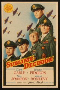 5z055 COMMAND DECISION Spanish herald '48 Clark Gable, Walter Pidgeon, Van Johnson, Brian Donlevy