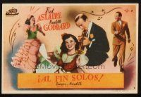5z242 SECOND CHORUS Spanish herald '40 different images of Fred Astaire & Paulette Goddard!
