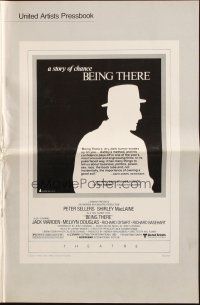 5z435 BEING THERE pressbook '80 Peter Sellers, Shirley MacLaine, directed by Hal Ashby!