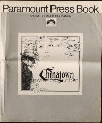 5z476 CHINATOWN pressbook '74 Jack Nicholson & Faye Dunaway, directed by Roman Polanski!