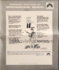 5z645 IF pressbook '69 introducing Malcolm McDowell, Christine Noonan, directed by Lindsay Anderson!
