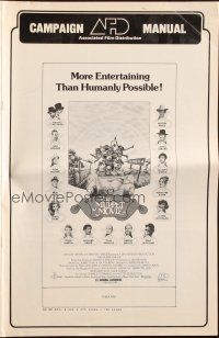 5z744 MUPPET MOVIE pressbook '79 Jim Henson, Drew Struzan art of Kermit the Frog & Miss Piggy!