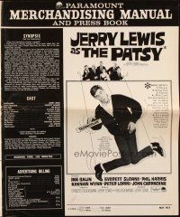 5z790 PATSY pressbook '64 wacky image of star& director Jerry Lewis hanging from strings like puppet