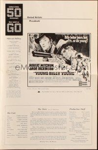5z997 YOUNG BILLY YOUNG pressbook '69 Robert Mitchum, sexy Angie Dickinson & Robert Walker!