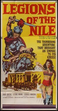 6a534 LEGIONS OF THE NILE 3sh '60 Italian Egypt epic, sexy Linda Cristal, Ettore Manni!