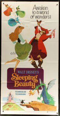 6a629 SLEEPING BEAUTY 3sh R70 Walt Disney cartoon fairy tale fantasy classic!