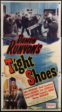6a660 TIGHT SHOES 3sh R40s John Howard, Broderick Crawford, from Damon Runyon story!