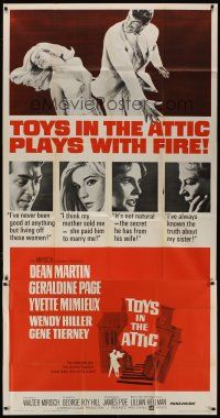 6a664 TOYS IN THE ATTIC 3sh '63 Yvette Mimieux, Dean Martin, Geraldine Page, it plays with fire!