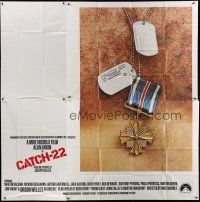 6a359 CATCH 22 int'l 6sh '70 directed by Mike Nichols, based on the novel by Joseph Heller!