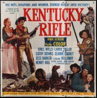 6a372 KENTUCKY RIFLE 6sh '55 with his wits, weapons & women he faced victory or sudden death!
