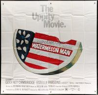 6a396 WATERMELON MAN 6sh '70 patriotic watermelon artwork, the uppity movie!