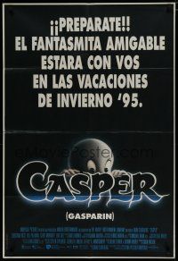 6a215 CASPER advance Argentinean '95 great image of the famous cartoon ghost!