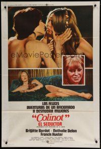 6a246 EDIFYING & JOYOUS STORY OF COLINOT Argentinean '73 sexy Brigitte Bardot in her final movie!
