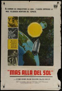 6a268 JOURNEY TO THE FAR SIDE OF THE SUN Argentinean '69 Doppleganger, Earth meets itself in space!