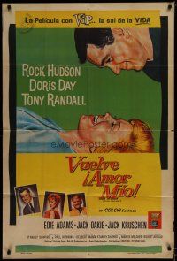 6a286 LOVER COME BACK Argentinean '62 Rock Hudson, Doris Day, Tony Randall, Edie Adams