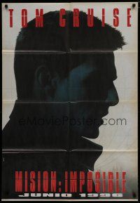 6a293 MISSION IMPOSSIBLE teaser Argentinean '96 cool profile image of Tom Cruise, Brian De Palma