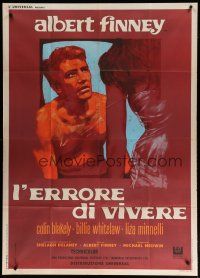 6a724 CHARLIE BUBBLES Italian 1p '68 different art of Albert Finney by Favalli & Iaia!